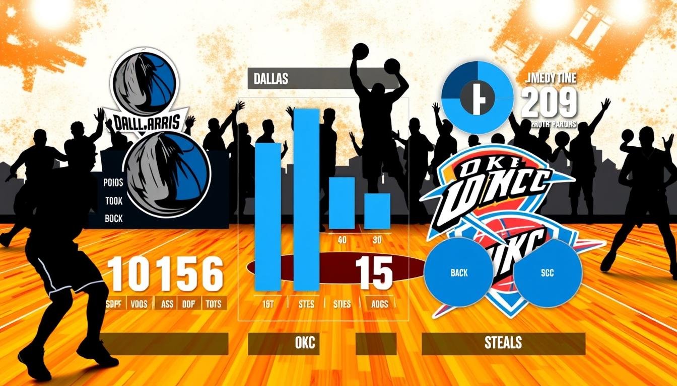 dallas mavericks vs okc thunder match player stats