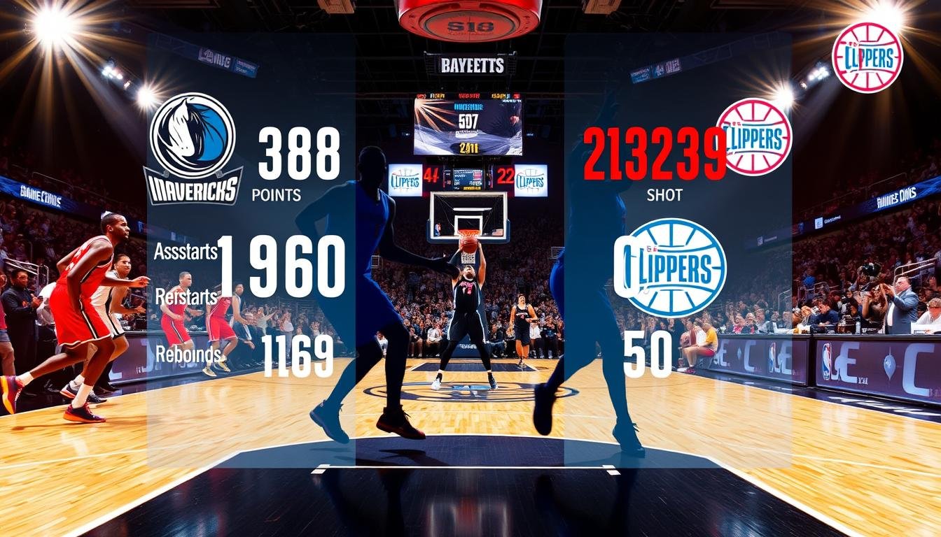 dallas mavericks vs clippers match player stats