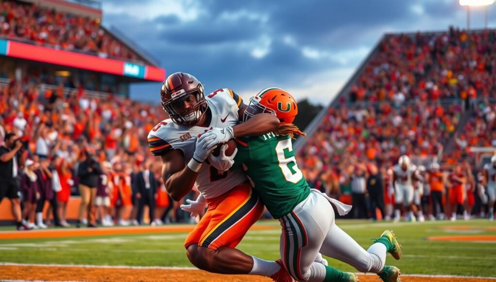 where to watch virginia tech hokies football vs miami hurricanes football