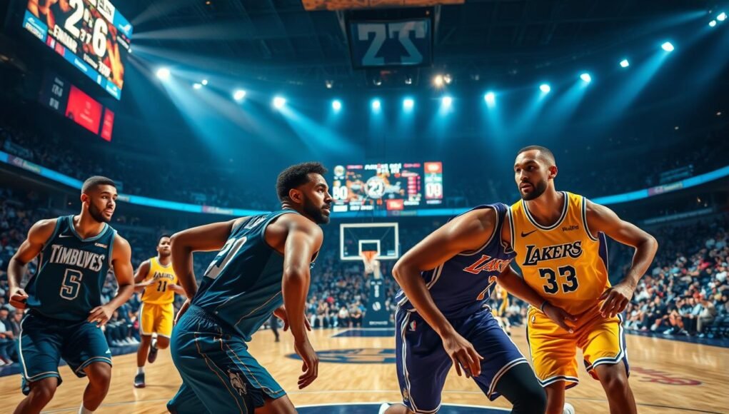 minnesota timberwolves vs lakers match player stats