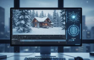 How to Add Snowfall Effects to Videos Using AI