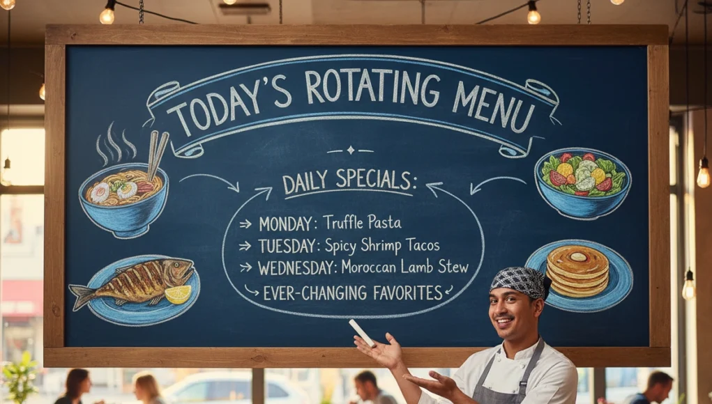 Why a Rotating Menu Keeps Customers Excited