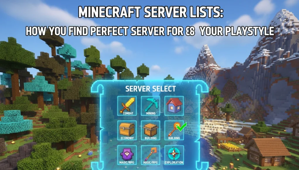 Minecraft Server Lists: How to Find the Perfect Server for Your Playstyle